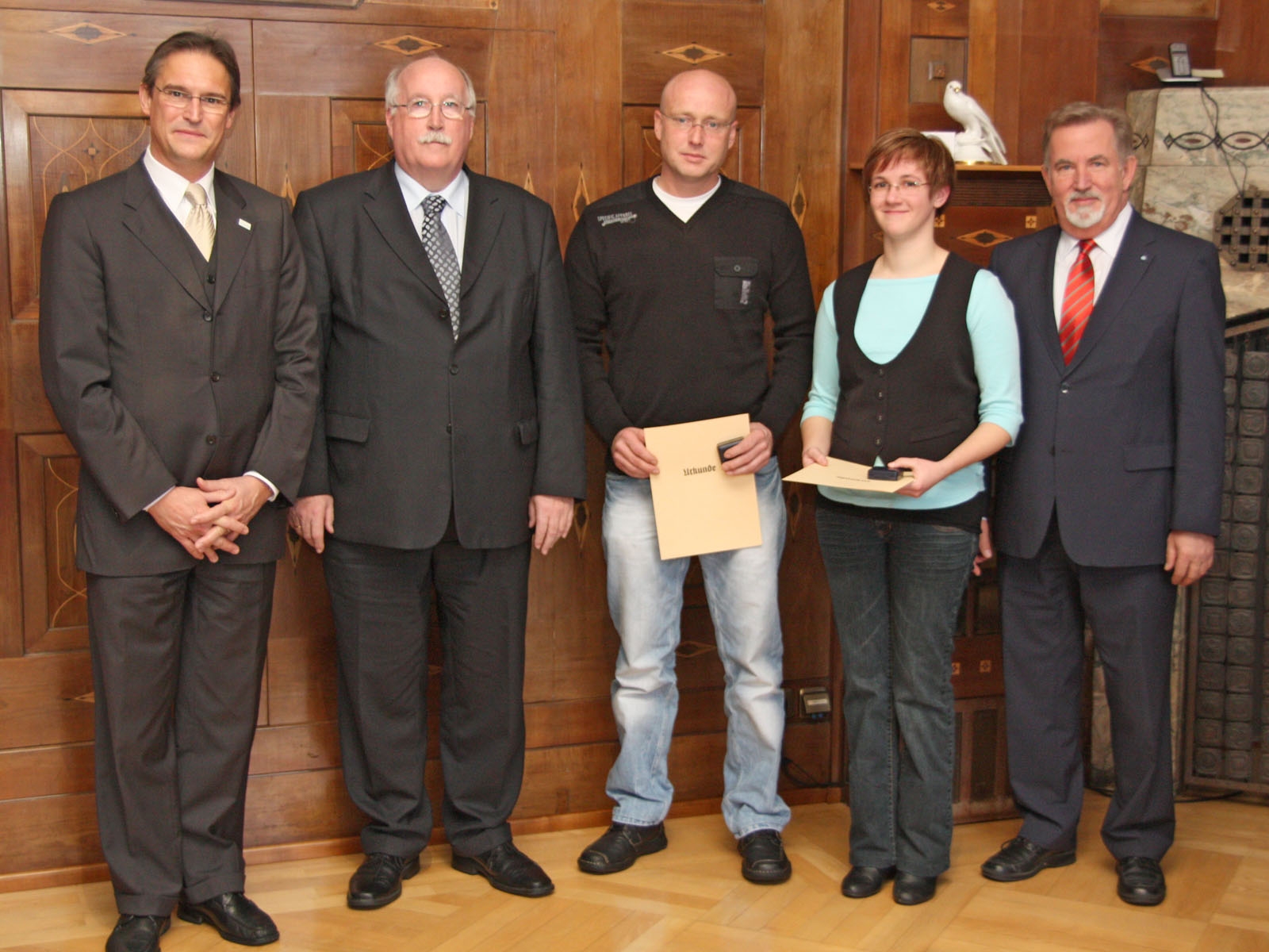 Ehrung der Lebensretter in der Regierung von Oberfranken