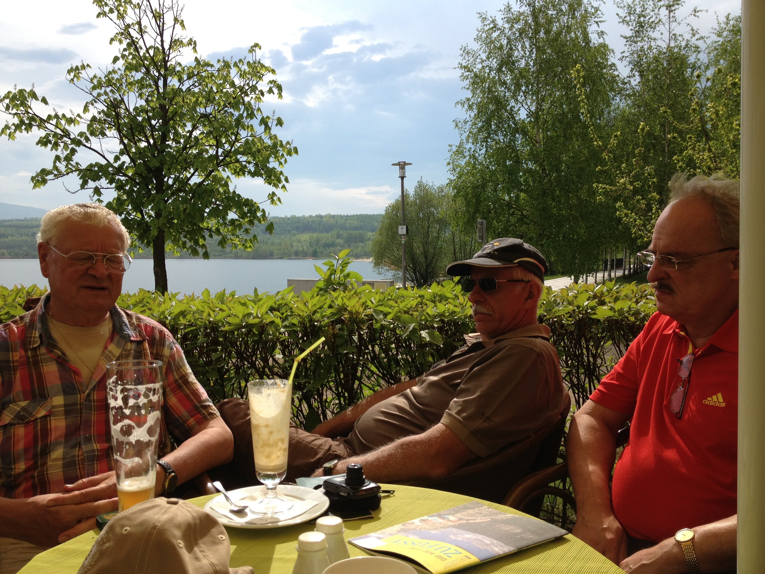 Die Eintracht-Wandergruppe auf ihrer Wanderung 2013