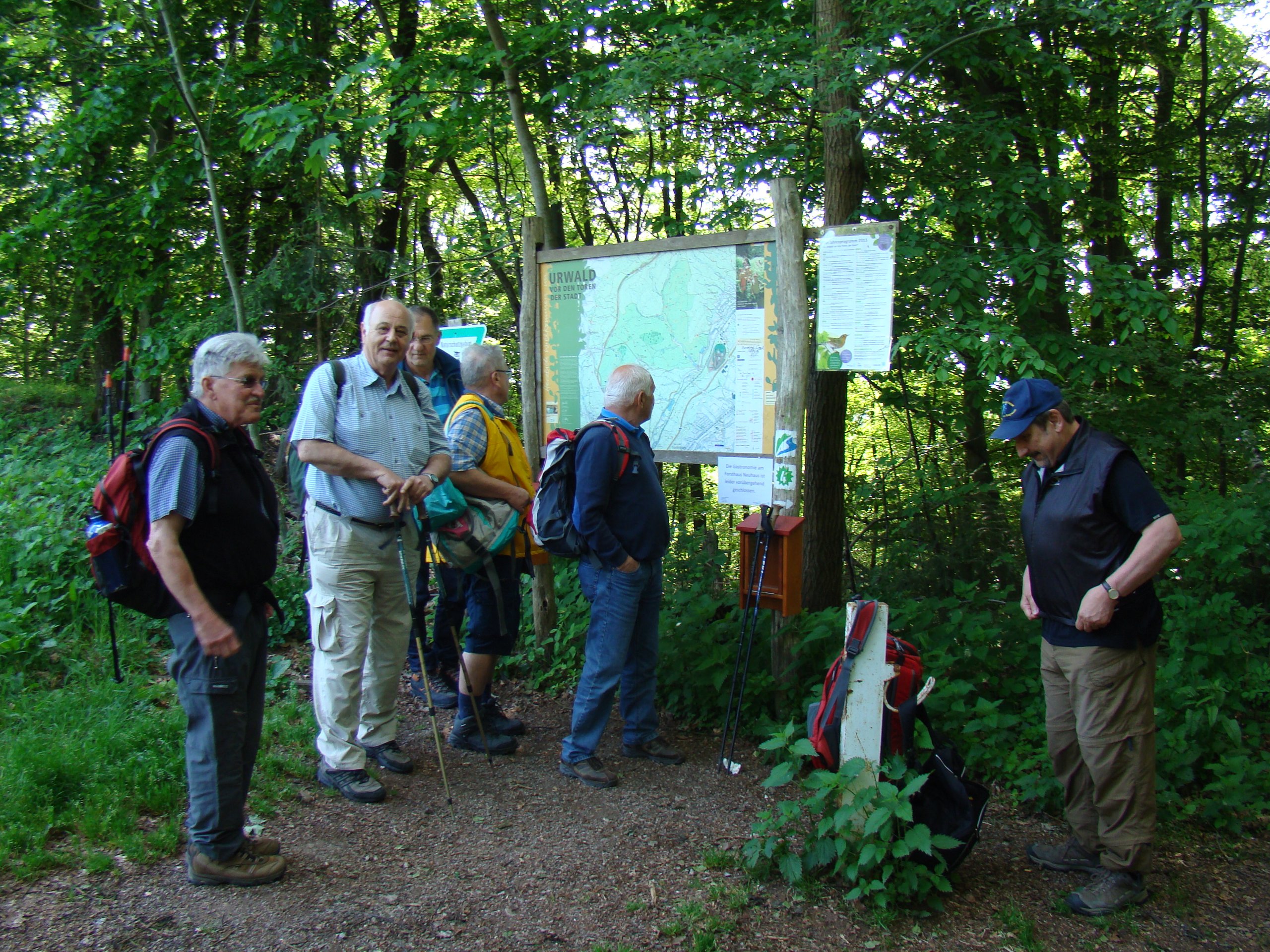 Impression von der Wanderung ins Saarland 2015