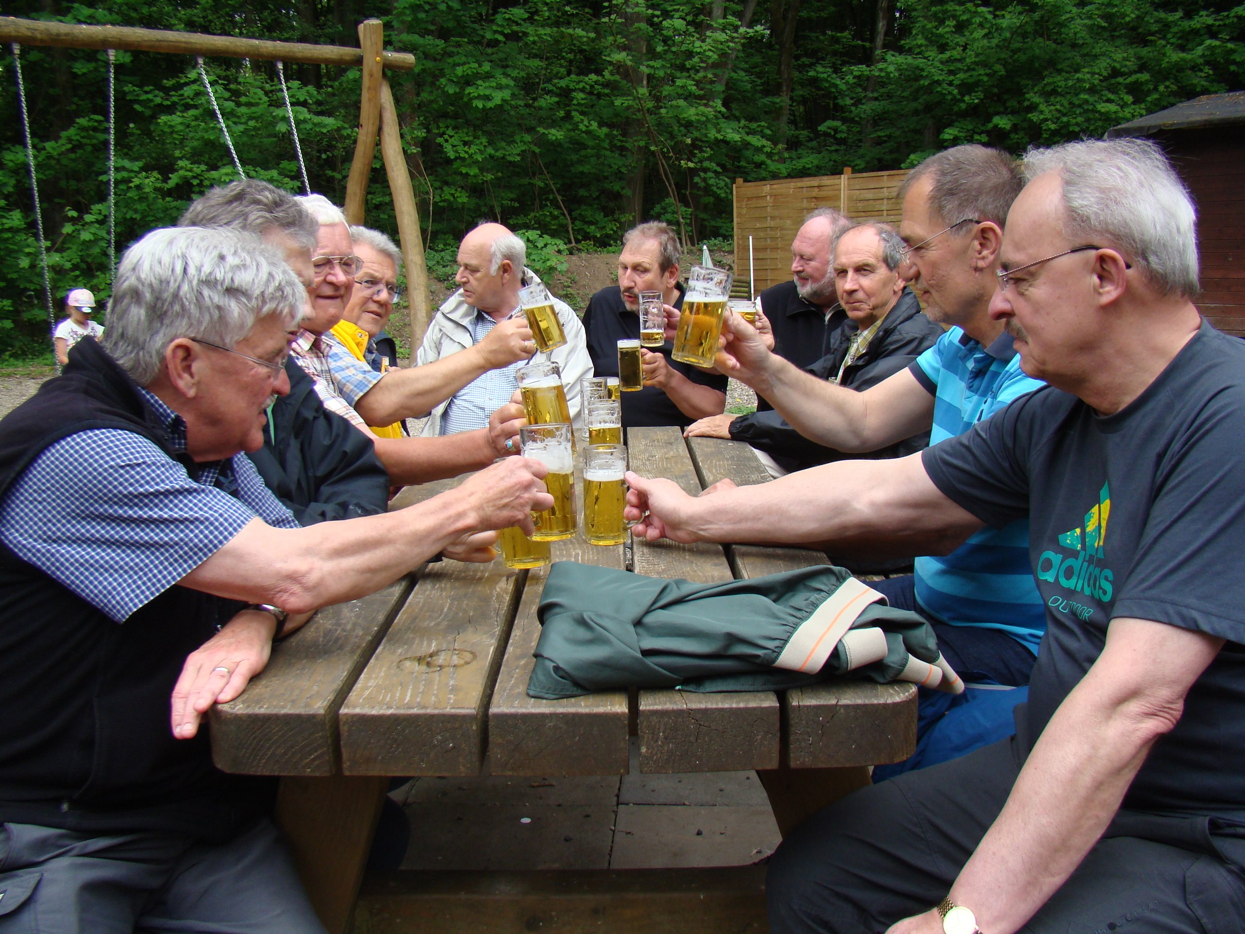 Impression von der Wanderung ins Saarland 2015
