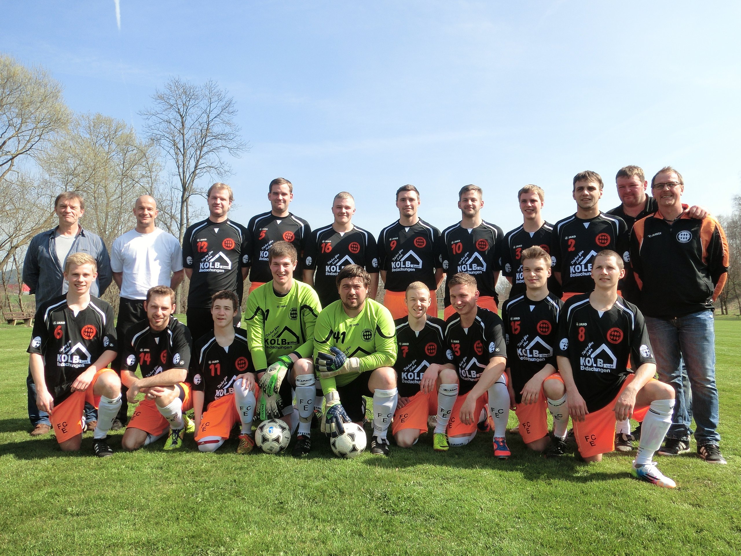 Mannschaftsfoto 1. Mannschaft, Saison 2014/15