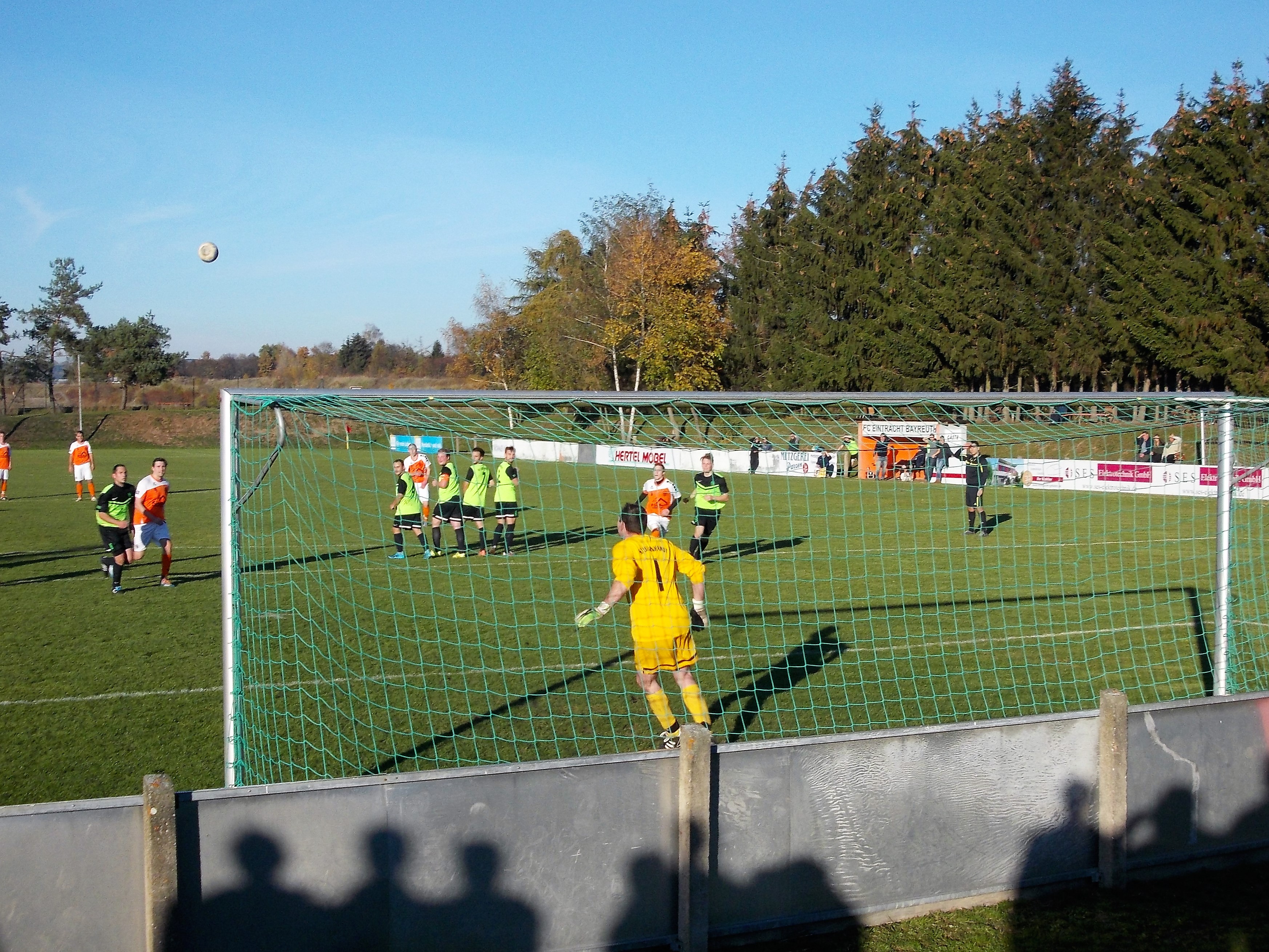 Spielszene beim 3:0 gegen den SV Lindenhardt