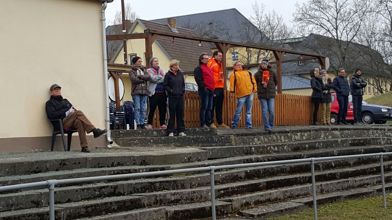... und natuerlich auch bei den Fans