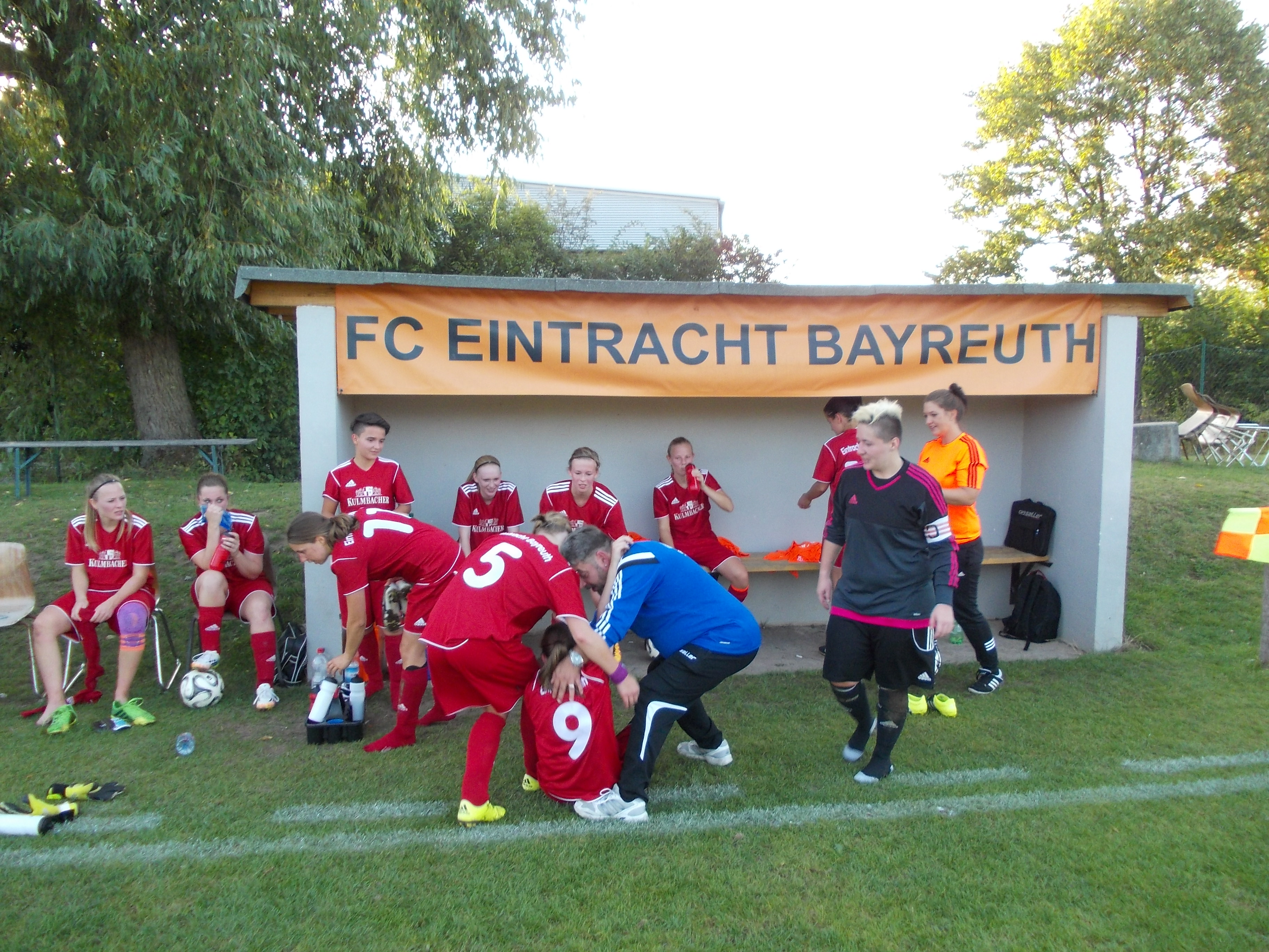 Glueckwunsch an die Mannschaft