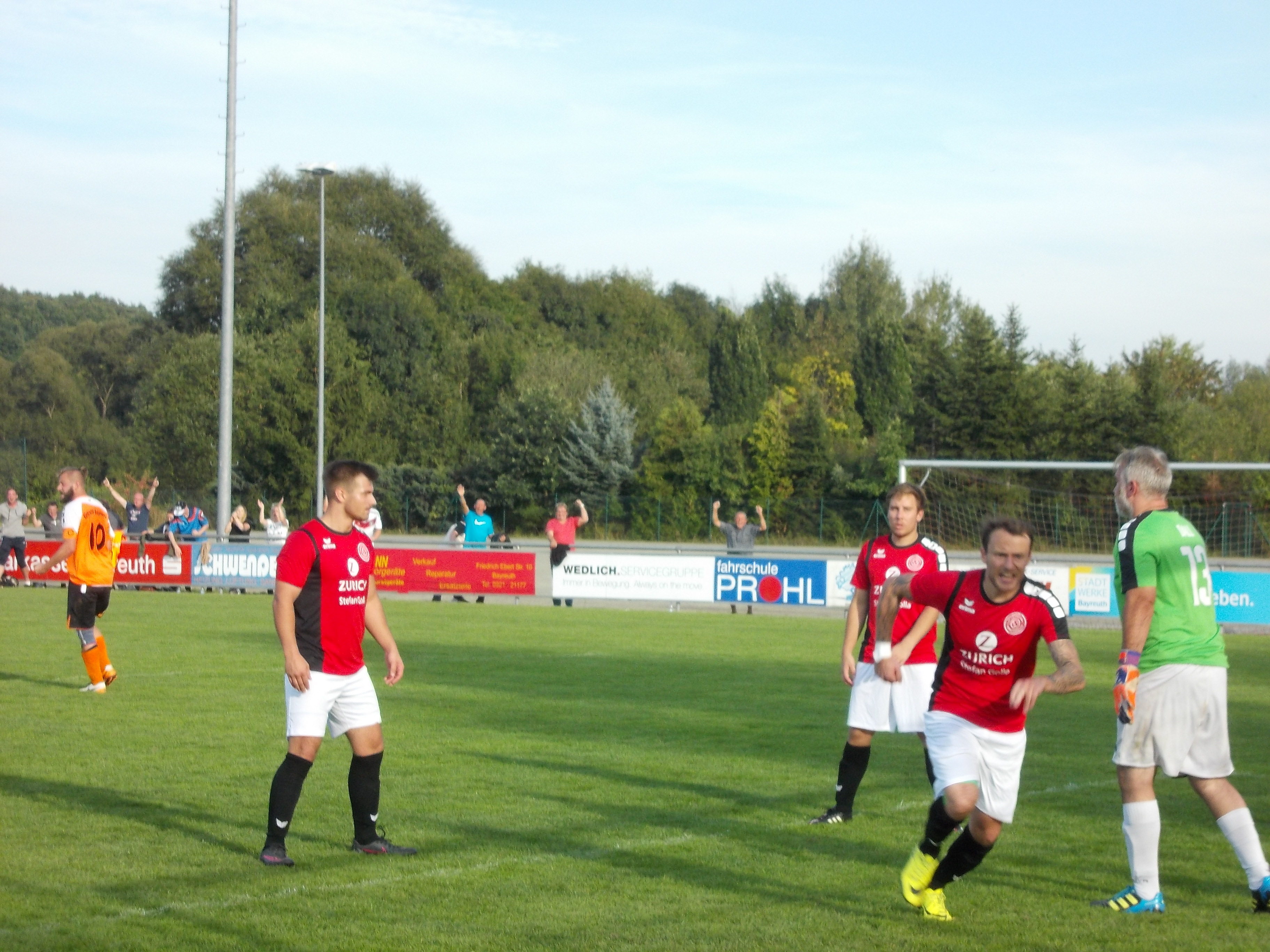 Der Kopfball zum 2:1 beim SV Heinersreuth