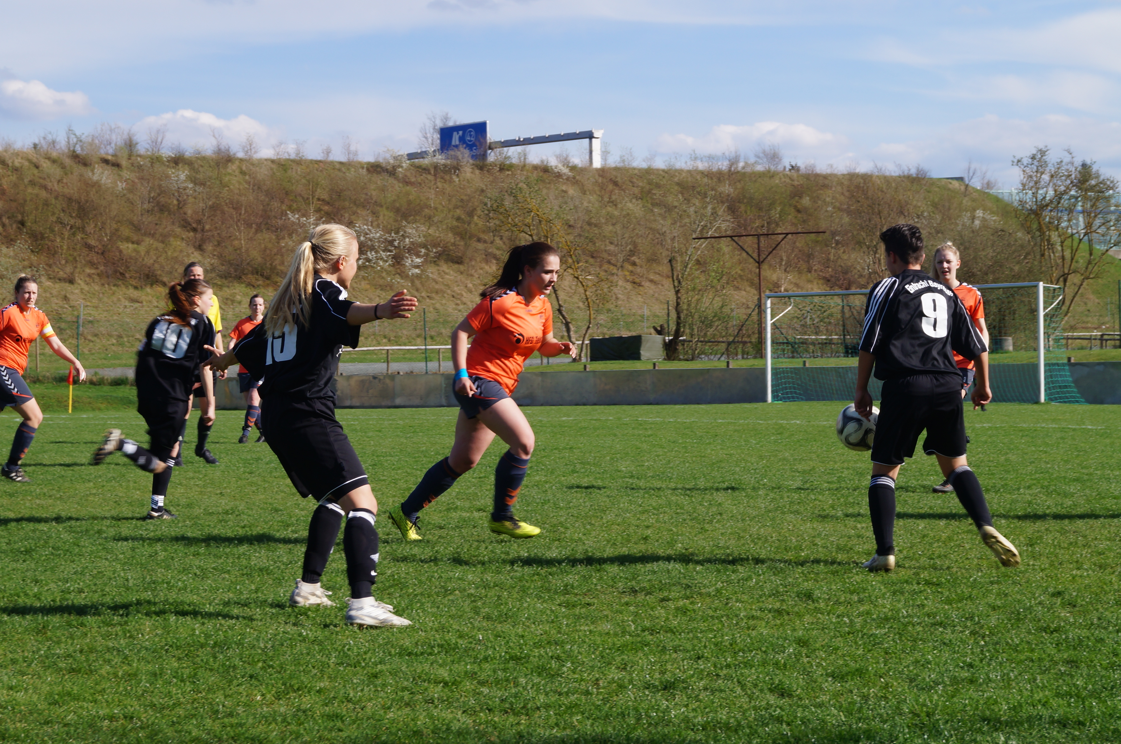 Spielszene aus dem Spiel gegen die SpVgg Oberkotzau