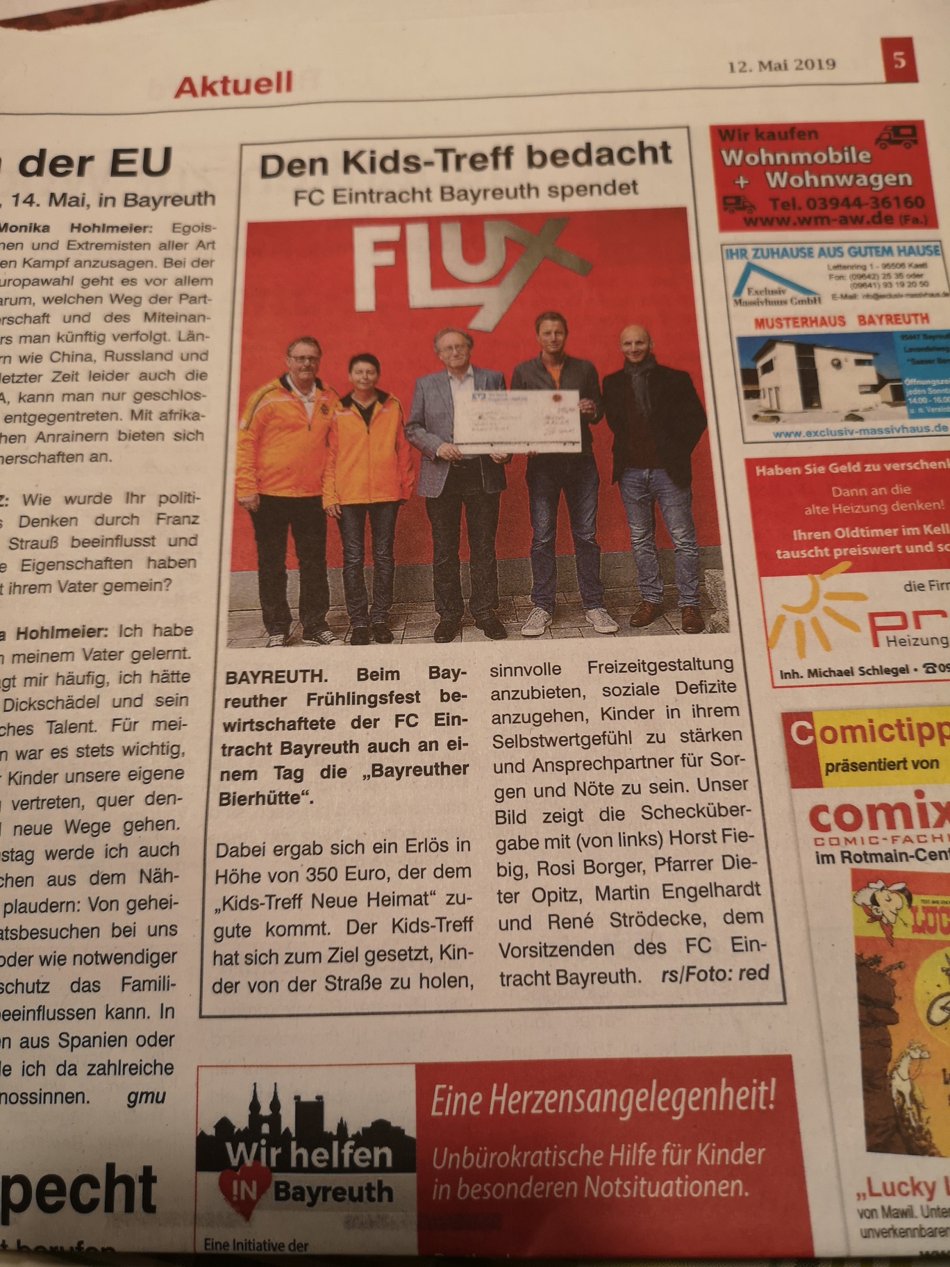 Eintracht-Hütte auf dem Bayreuther Frühlingsfest 2019
