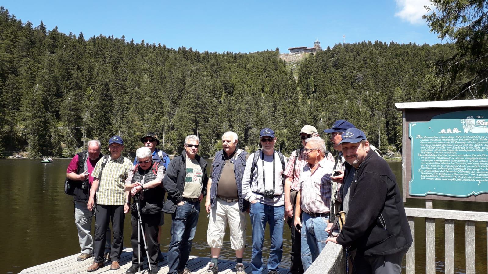 Die Eintracht-Wandergruppe im nördlichen Schwarzwald, 2019