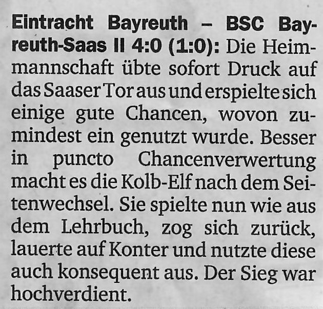FC Eintracht Bayreuth