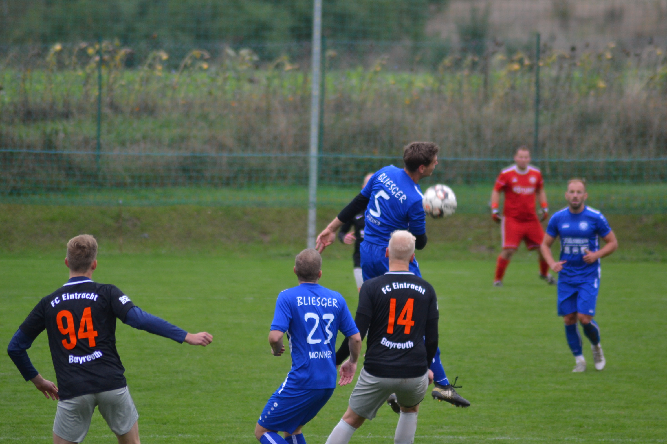 Szene aus dem Spiel gegen den SC Altenplos