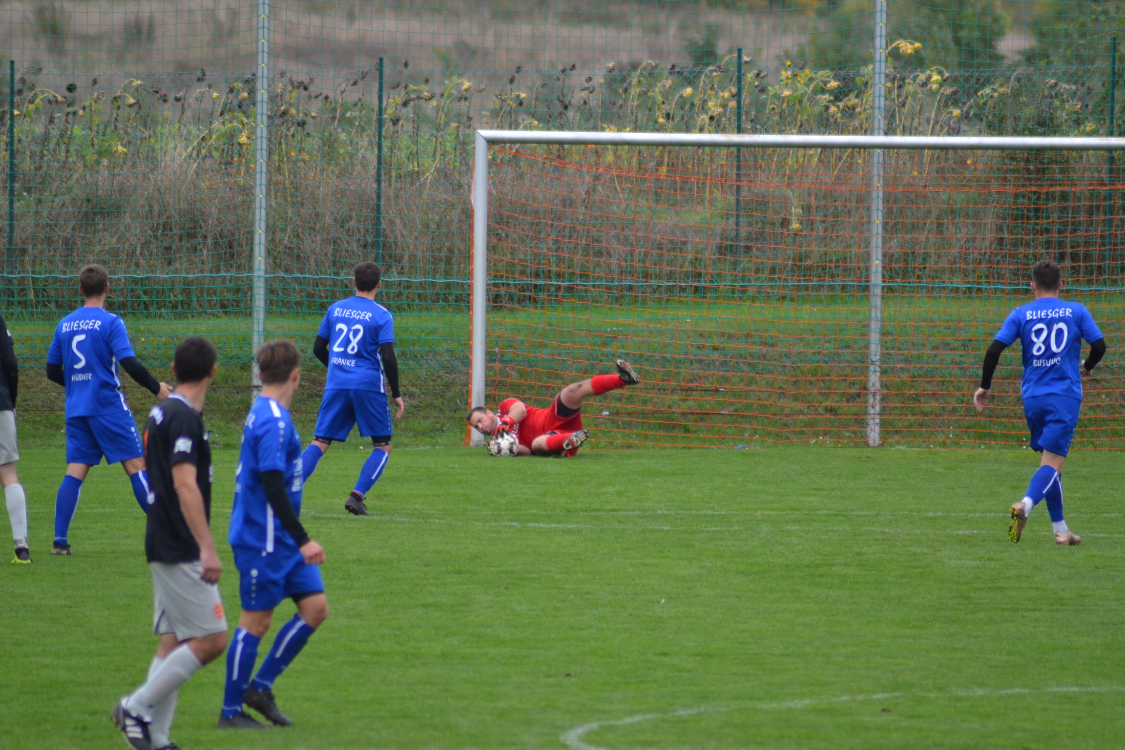Szene aus dem Spiel gegen den SC Altenplos