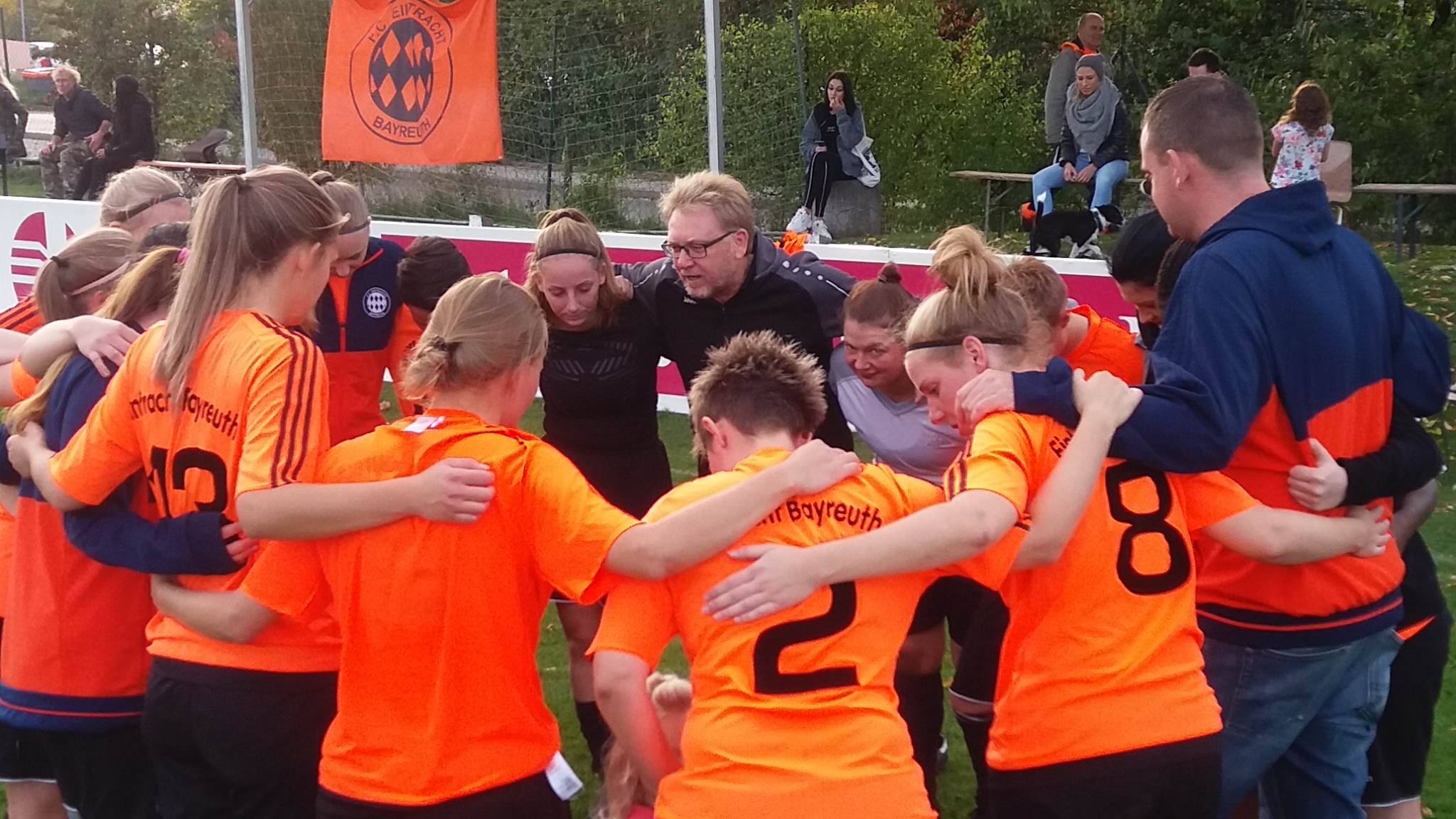 Erleichterung im Kreis nach diesem Spielverlauf