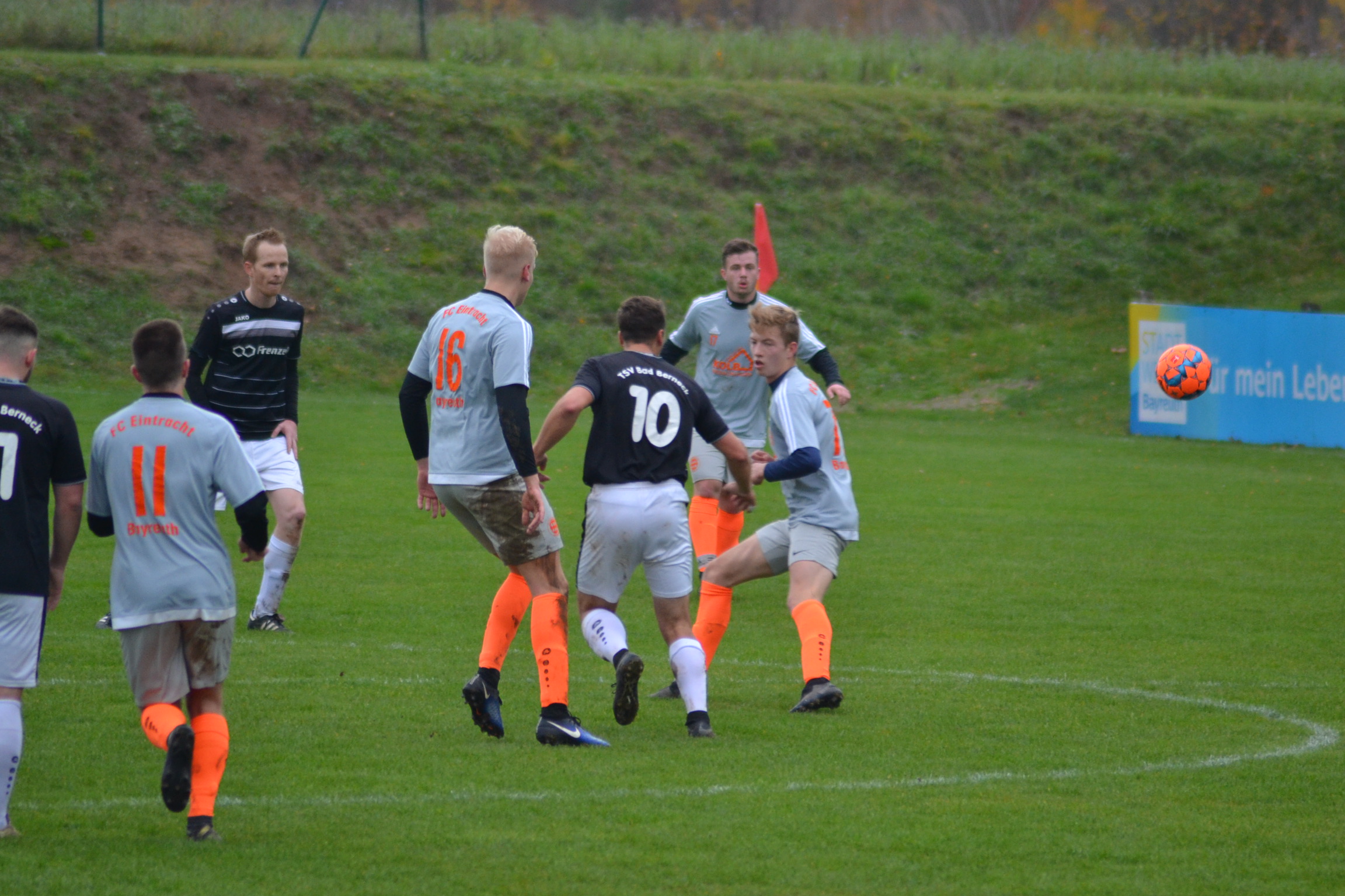 Die Defensive des FC Eintracht Bayreuth gegen den TSV Bad Berneck