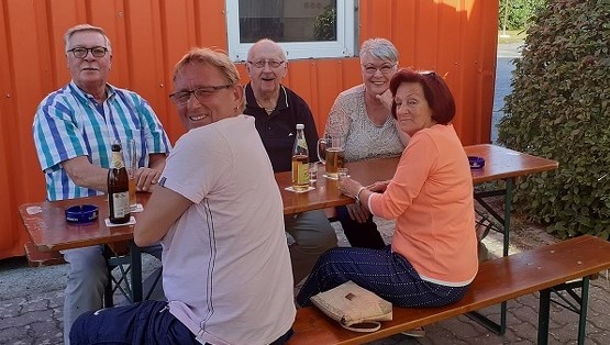 Eröffnung des Biergartens am 25. Juli