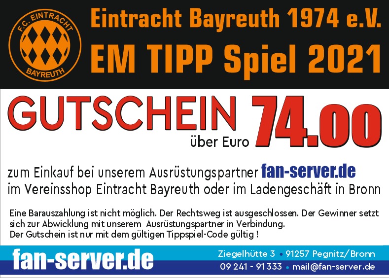 Preise des Eintracht-EM-Tippspiels 2021