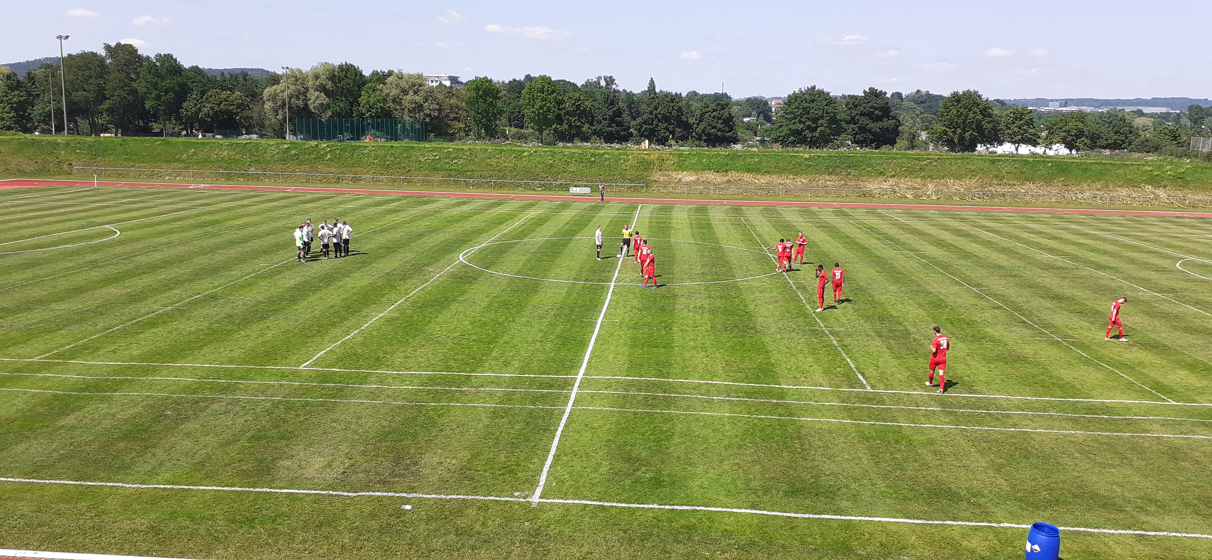 Kurz vor Anpfiff im FC-Stadion