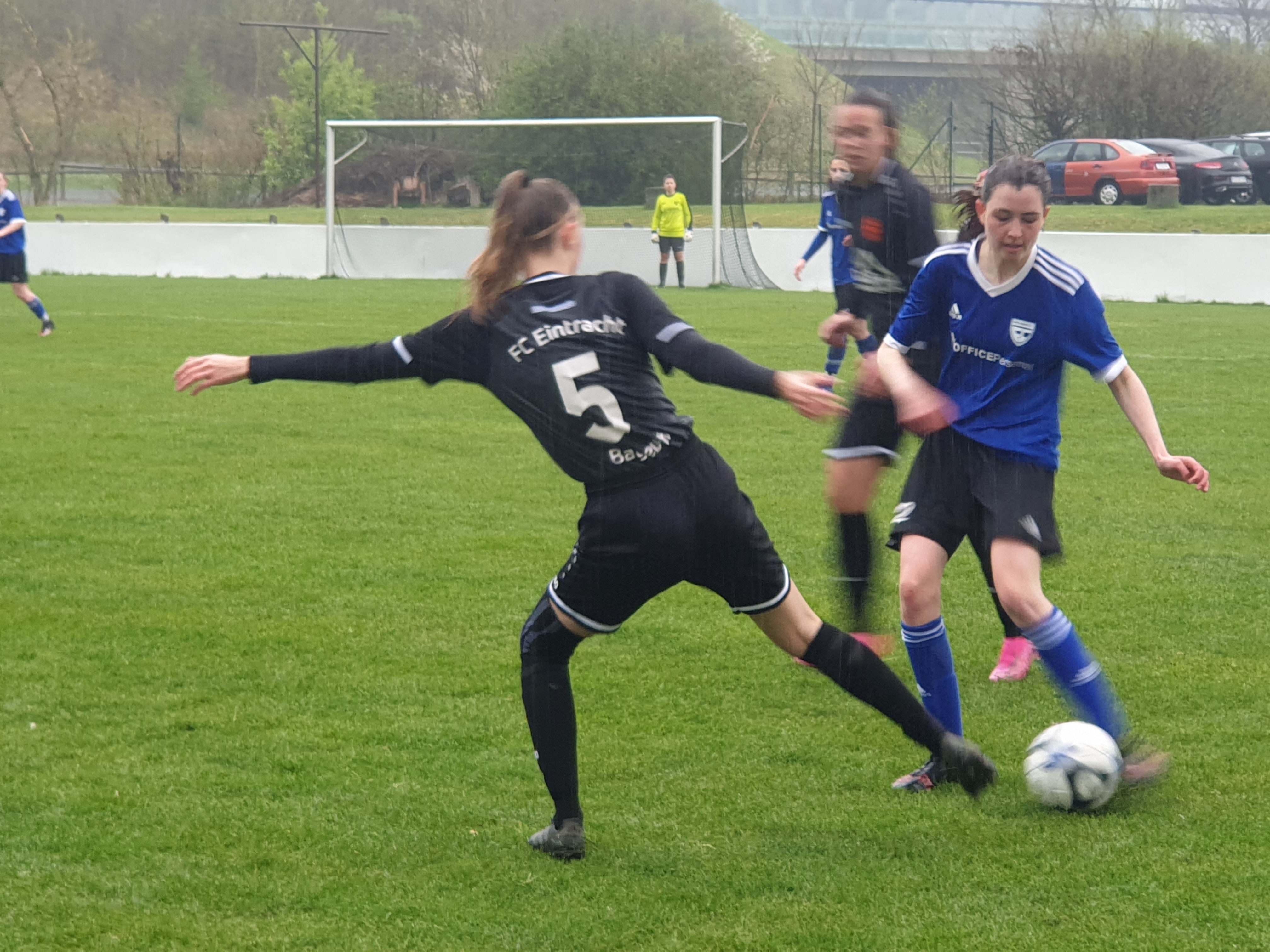 Chrissi zeigte großen Einsatz in der Defensive