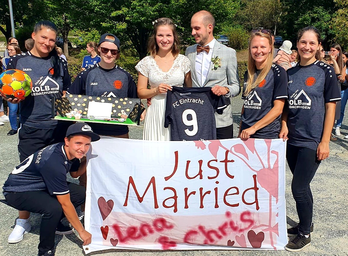 Wir gratulieren Lena und Chris