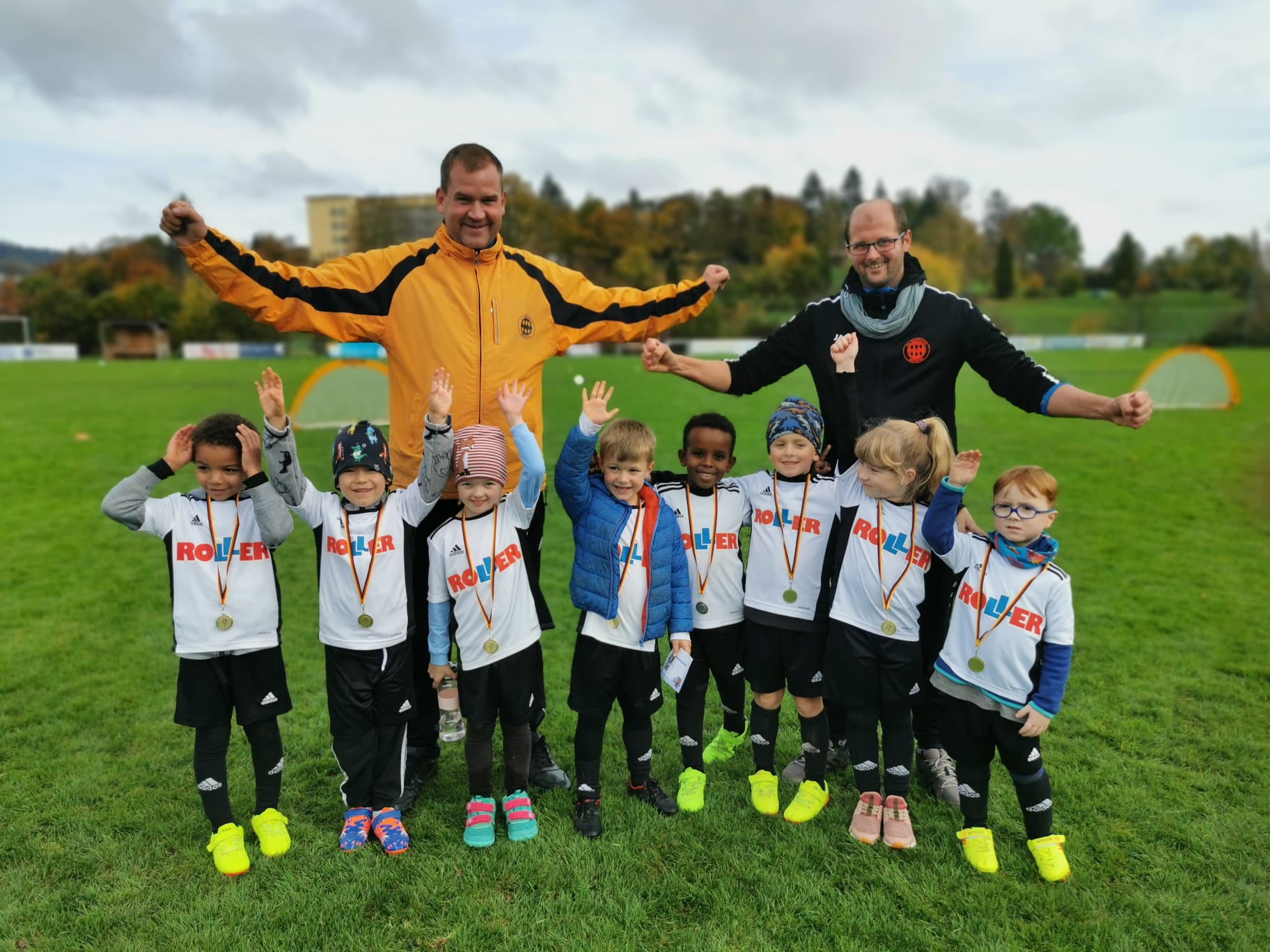 Beim Kinderfußball-Festival des Sportrings