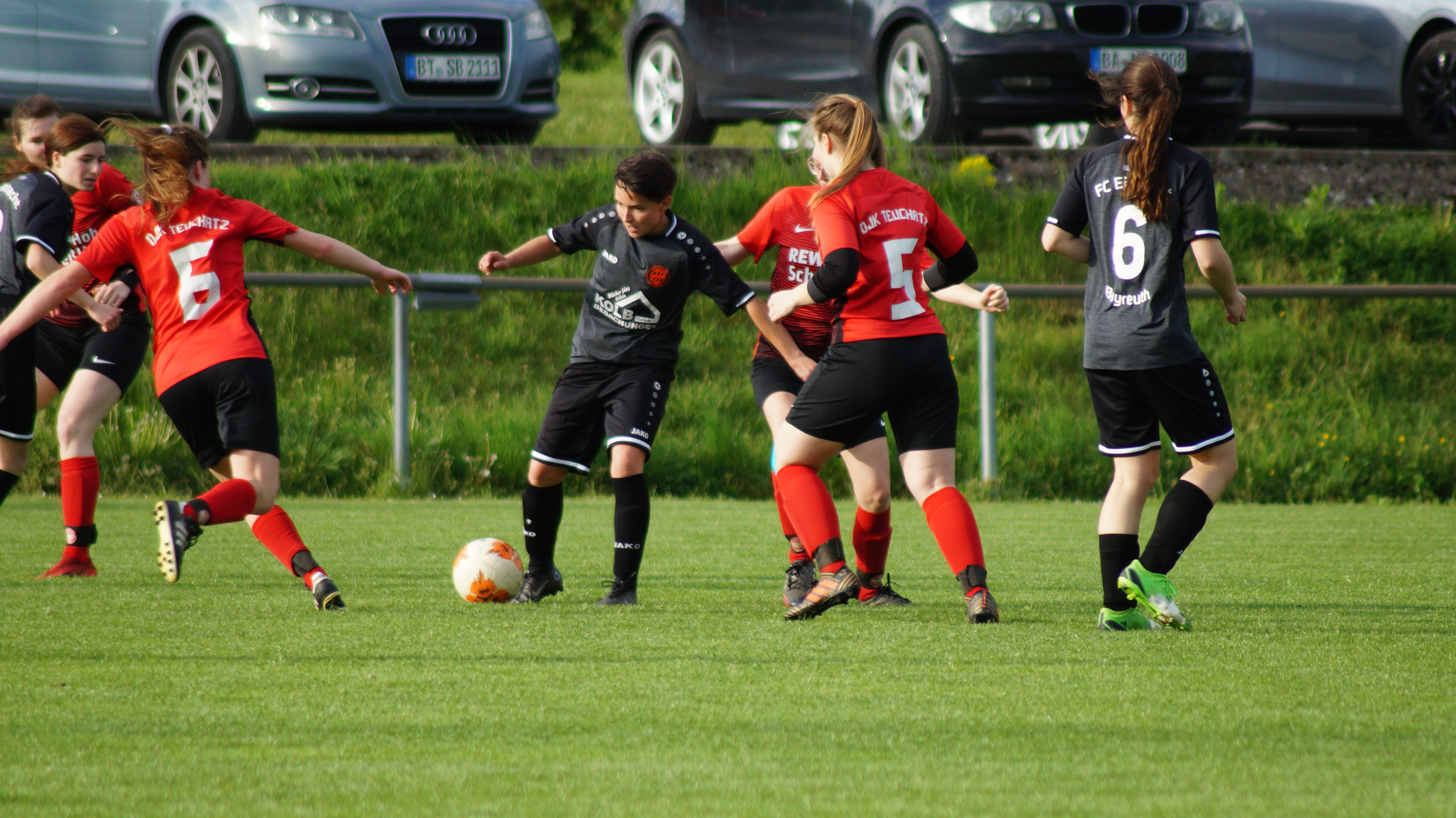 FC Eintracht Bayreuth Frauen bei der DJK Teuchatz