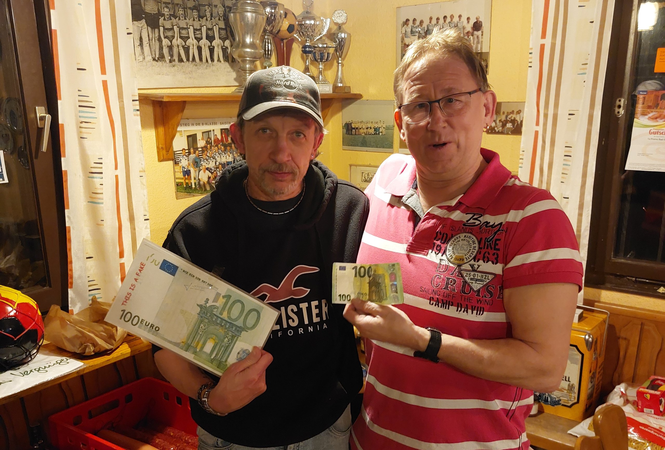 Der Sieger Rainer Baldisera freute sich über 100 Euro Preisgeld