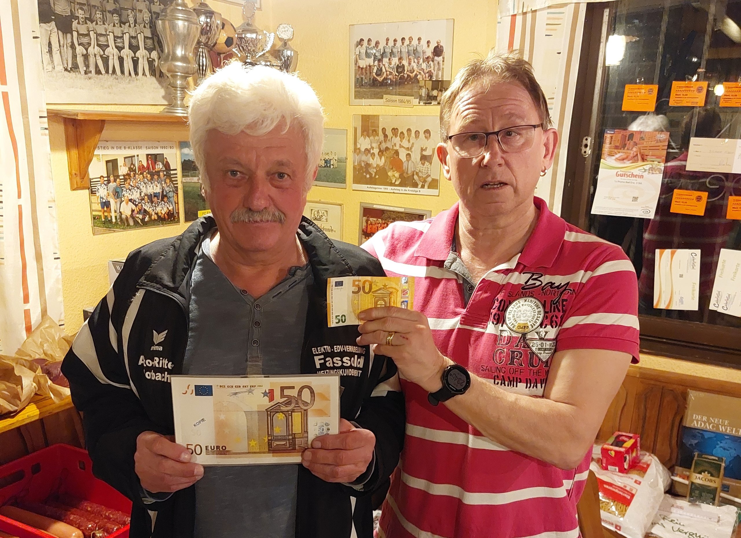 Platz 2 sicherte sich Hans Reiß mit 1.465 Zählern