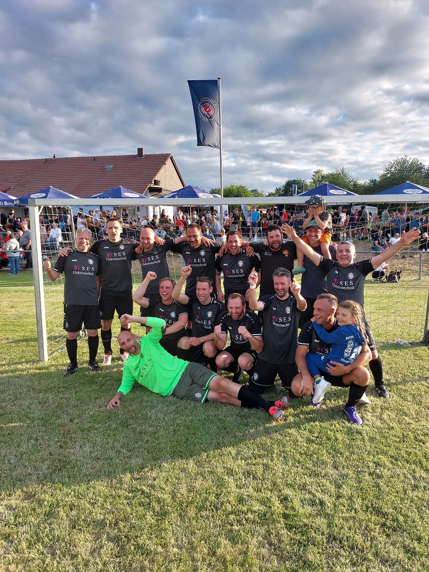 Jubel der Altliga nach dem Titelgewinn
